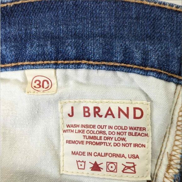 J Brand Jeans The Deal Skinny Leg Zipper Ankle Women's Size 30 - Picture 6 of 10